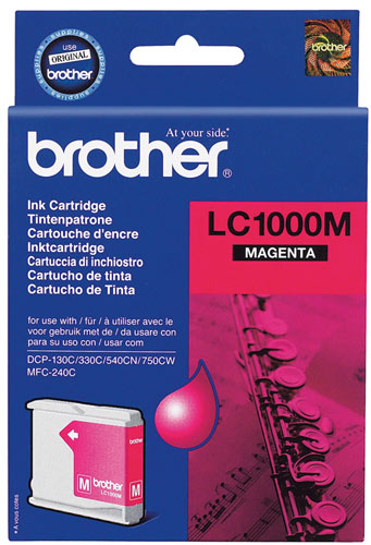 Картридж для принтера и МФУ Brother LC1000M Magenta