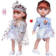 Кукла Junfa toys Ardana Baby WJ-19257/шатенка с аксессуарами в голубом 32,5 см